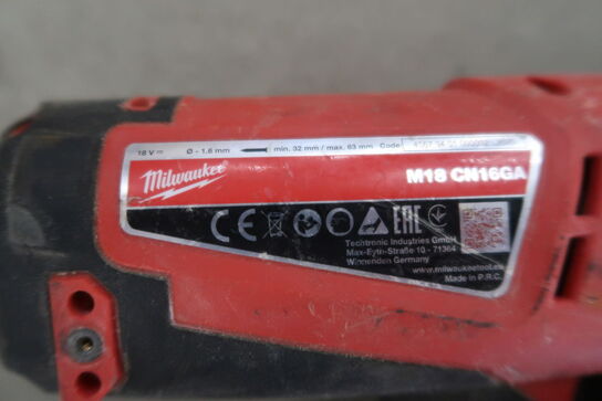 Cordless nail gun MILWAUKEE