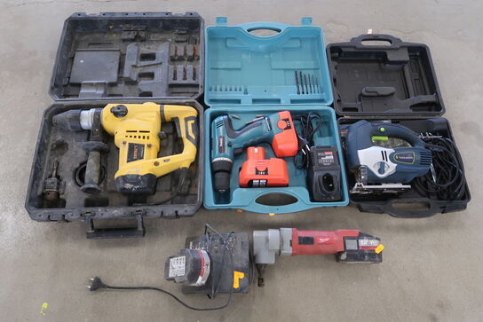 4 pieces Power tools