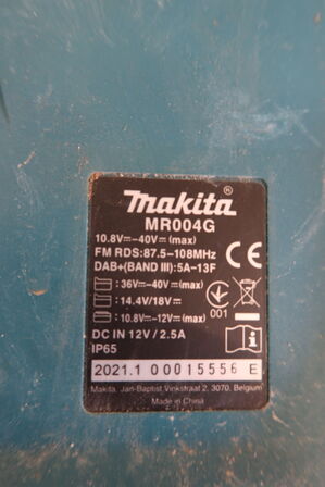 Work radio MAKITA