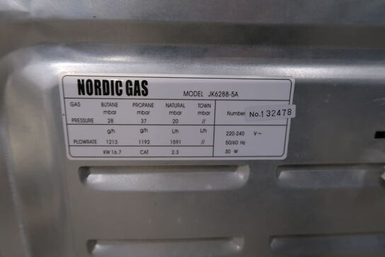 Gaskomfur NORDIC GAS JK6288-5A