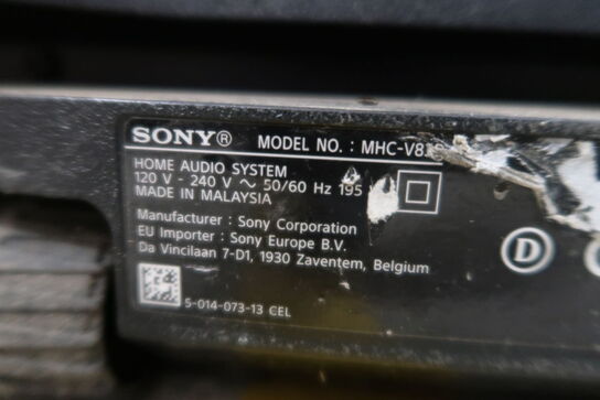 Musikanlæg SONY MHC-V83D