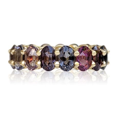 Spinel Eternity Ring i 14 kt. guld med 9,43 kt. naturlige spineller - 7743 - Vejl. pris: kr. 40.995,-