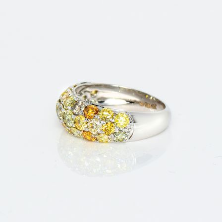 Diamantring i 18 kt. hvidguld med 2,49 kt. Diamanter - 8658 - Vejl. pris: kr. 78.495,-