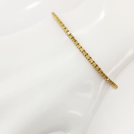 Diamantarmbånd i 14 karat Guld med 2.00 kt. Fancy gule diamanter - 4504 - Vejl. pris: kr. 45.495,-