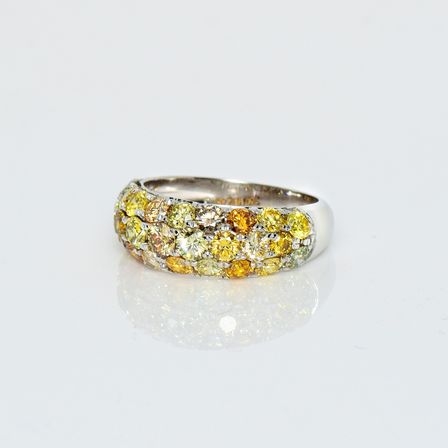 Diamantring i 18 kt. hvidguld med 2,49 kt. Diamanter - 8658 - Vejl. pris: kr. 78.495,-