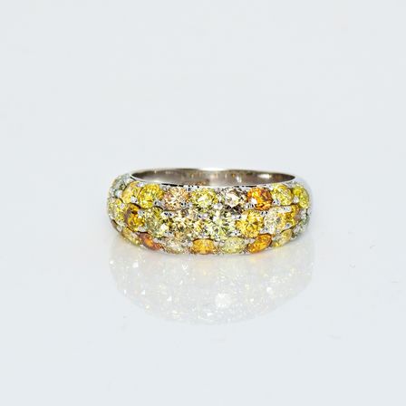 Diamantring i 18 kt. hvidguld med 2,49 kt. Diamanter - 8658 - Vejl. pris: kr. 78.495,-