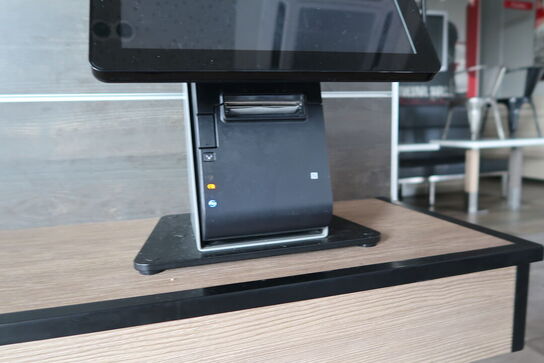	All-in-one touch computer ELO ESY22i5 med bonprinter samt dankortterminal