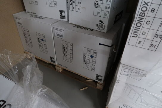 Palle med plastikkasser ECOBOX Unionbox 112 Blu (ni)