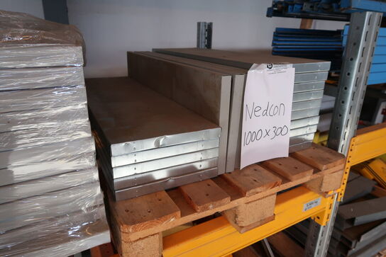 Palle med hylder til lagerreoler 1000x300