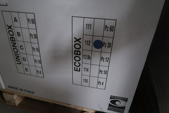 Palle med plastikkasser ECOBOX Unionbox 112 Blu (ni)