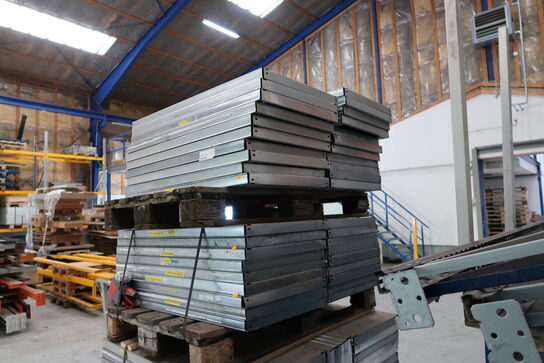 3 stk. paller med hylder til lagerreoler