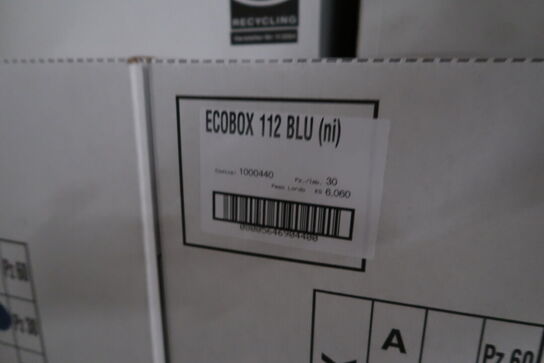 Palle med plastikkasser ECOBOX Unionbox 112 Blu (ni)