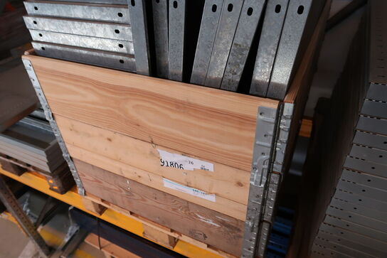 Palle med hylder til lagerreoler
