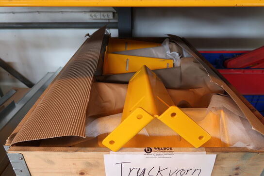 Palle med vinkel truckværn