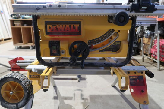 Dewalt DW745-q bordsav + DE7400 Arbejdsstation