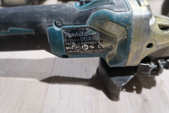 Akku vinkelsliber, Makita DGA504