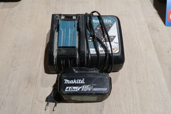 Makita DC18RC LynLader & 4,0 Ah 18V Makita batteri