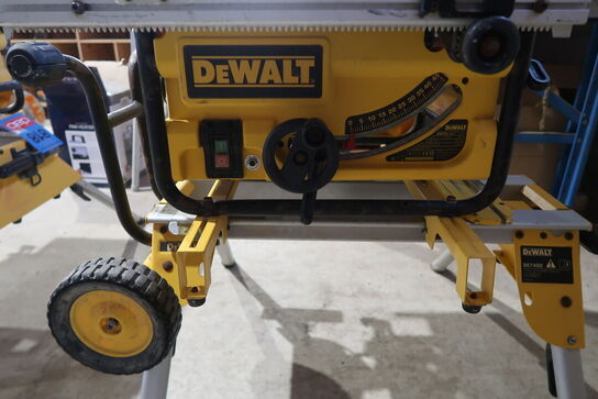 Dewalt DW745-q bordsav + DE7400 Arbejdsstation