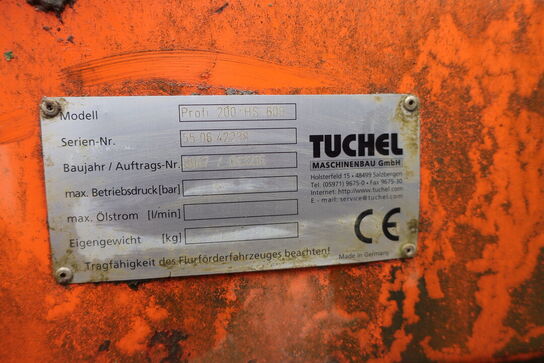 Hydrauliskfejekost TUCHEL Profi 200 HS 600