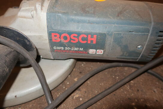 2 stk. vinkelslibere BOSCH GWS 20-230H, HITACHI G 23SS