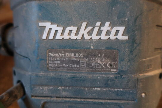 3 stk. arbejdslamper MAKITA DML805