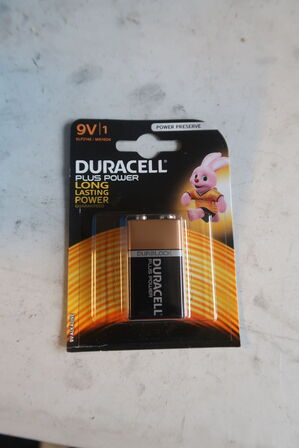 40 stk. 9V batteri