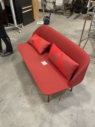 Rød sofa