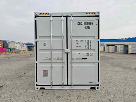 40' "highcube" container m. sideåbning