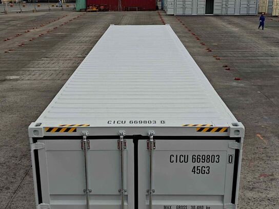 40' "highcube" container m. sideåbning