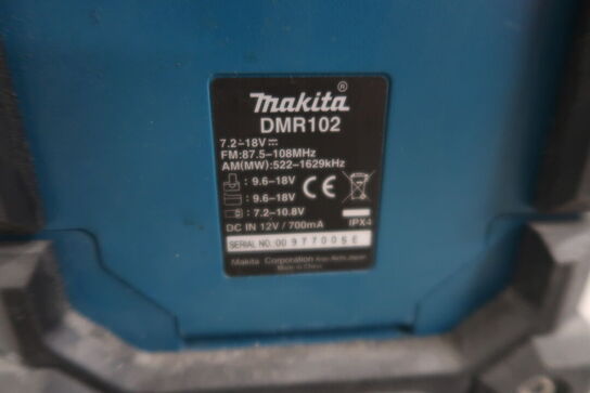 Akku-radio MAKITA DMR102