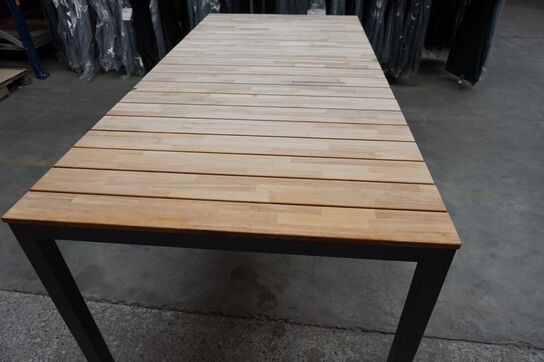 Cinas Mood Rio havebord - antracit/teak 210x100 cm 