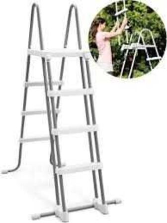 Intex Deluxe Pool Ladder - stige med aftagelige trin - 122 cm