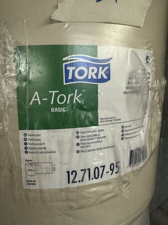 3 stk. Tork Industri papir rulle