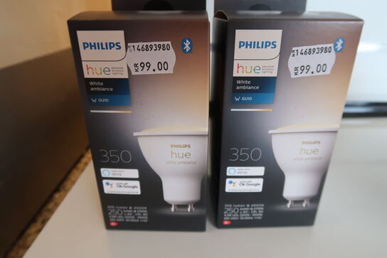 4 stk. Philips Hue White Ambiance GU10 Spot - 1-Pak