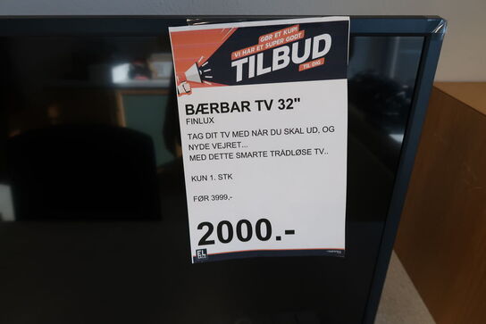 Finlux bærbar tv 32"