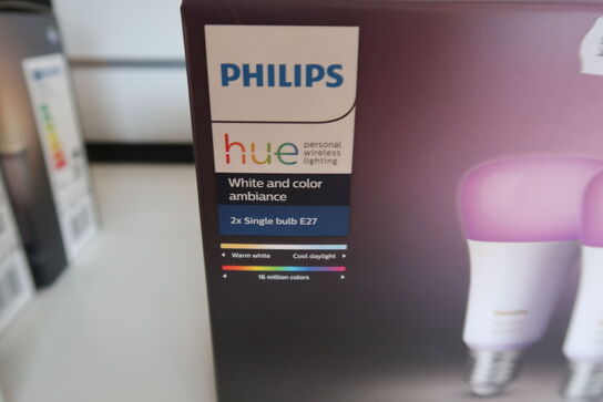 Philips Hue - E27 2 Pack - White & Color Ambiance - Bluetooth