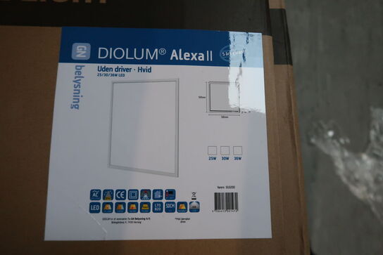 2 stk. LED paneler - uden driver 60x60 cm 