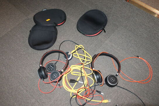 2 stk. headset JABRA m.m.