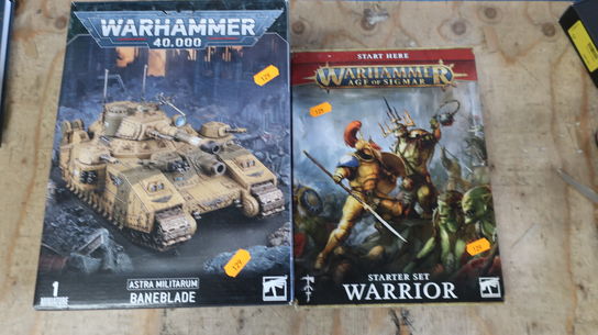 2 stk. WARHAMMER 40.000 & Age of Sigma sæt