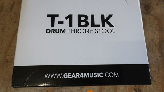 Skammel GEAR4MUSIC T-1BLK trommestol