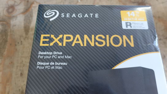 Ekstern harddisk SEAGATE Expansion 14 TB