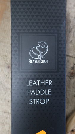 Knivsliver BEAVERCRAFT Leather Paddle Strop