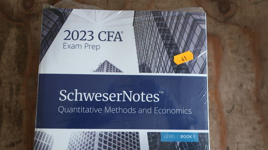 Bog CFA Exam Prep SchweserNotes