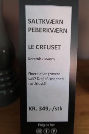 Salt og peber kværne LE CREUSET