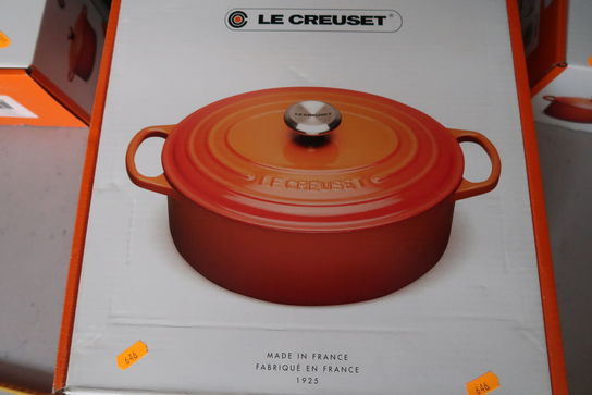 Gryde LE CREUSET 7.5L. Orange