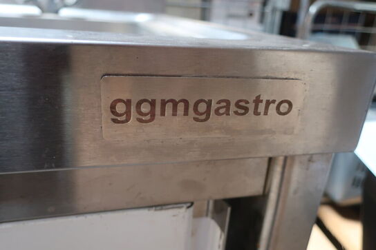Arbejdsstation GGMGASTRO i rustfri m. 2x vaskeplads
