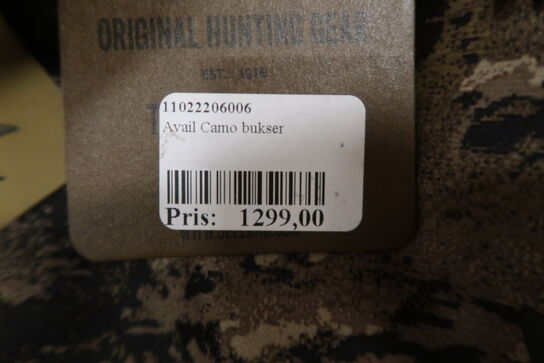 Avail Camo bukser - Str. 56