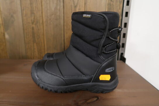 Keen Puffrider WP Chrilden Black/Steel Grey - str. 32/33