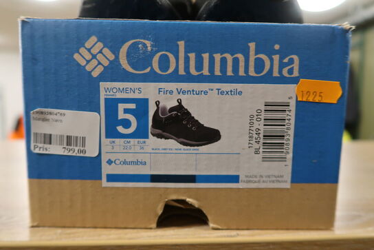 Columbia Women's Fire Venture™ Textile Black Grey Ice - str. 36