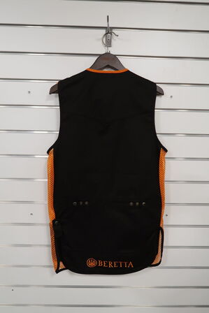 Beretta mans Silver Pigeon Vest Black orange